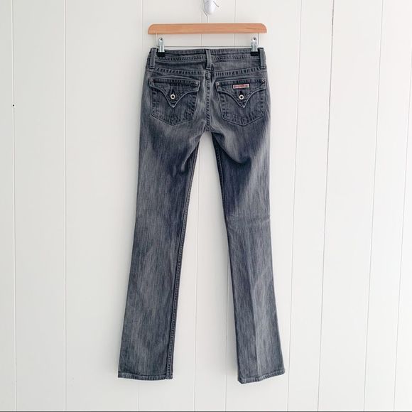 Hudson Low Rise Skinny Jeans in Smoke - Picture 5 of 10